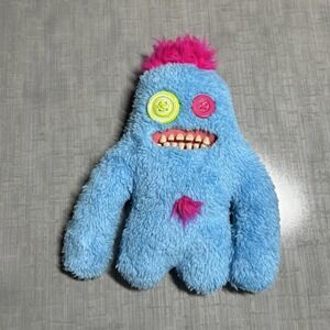 FUGGLER HAIRY FUGGS SASQUOOSH BLUE FUNNY UGLY MONSTER 10" Plush Stuffie